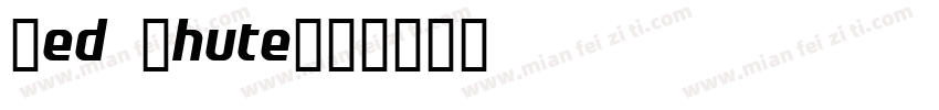 Red Chute字体转换